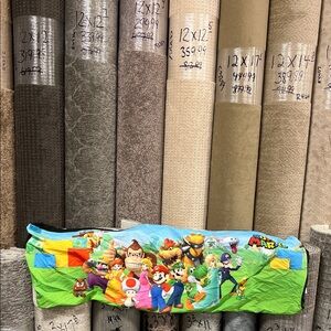 Super Mario Themed Body Pillow Cover great condition with metal zipper